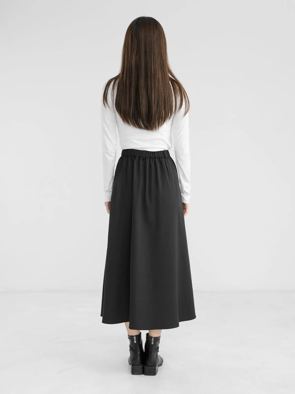 Myka Pleated Midi Skirt