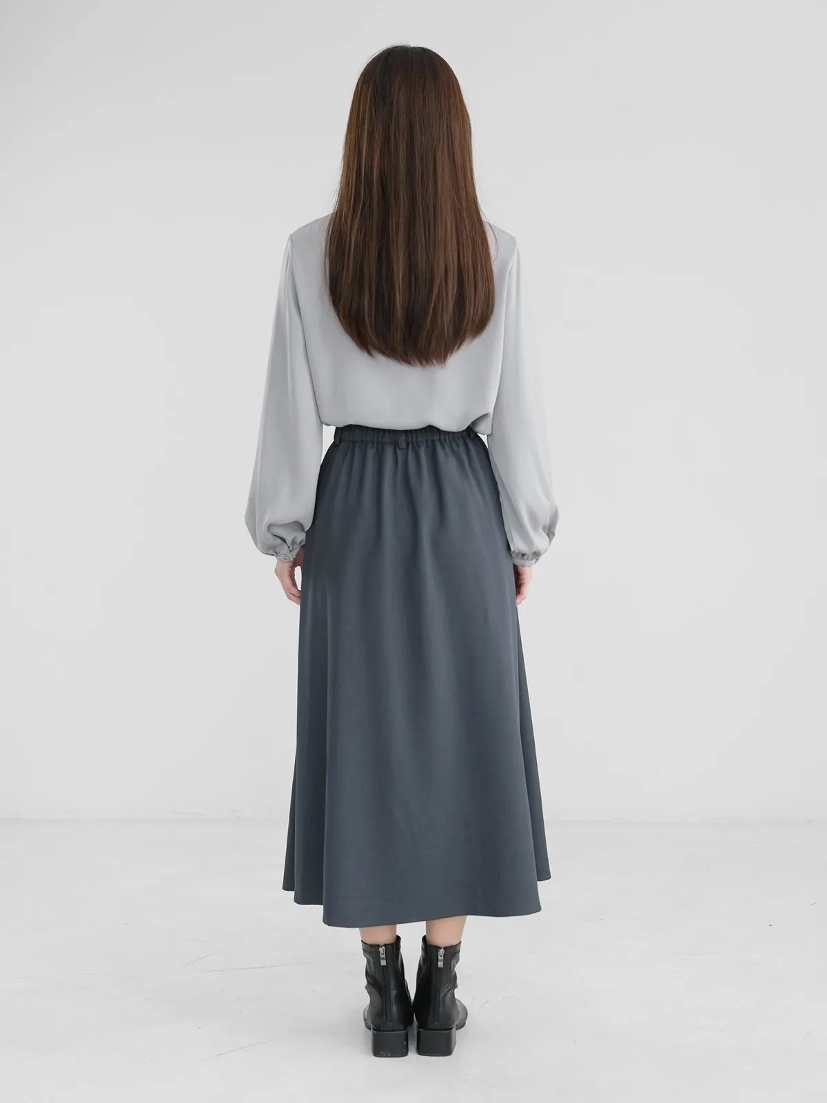 Myka Pleated Midi Skirt