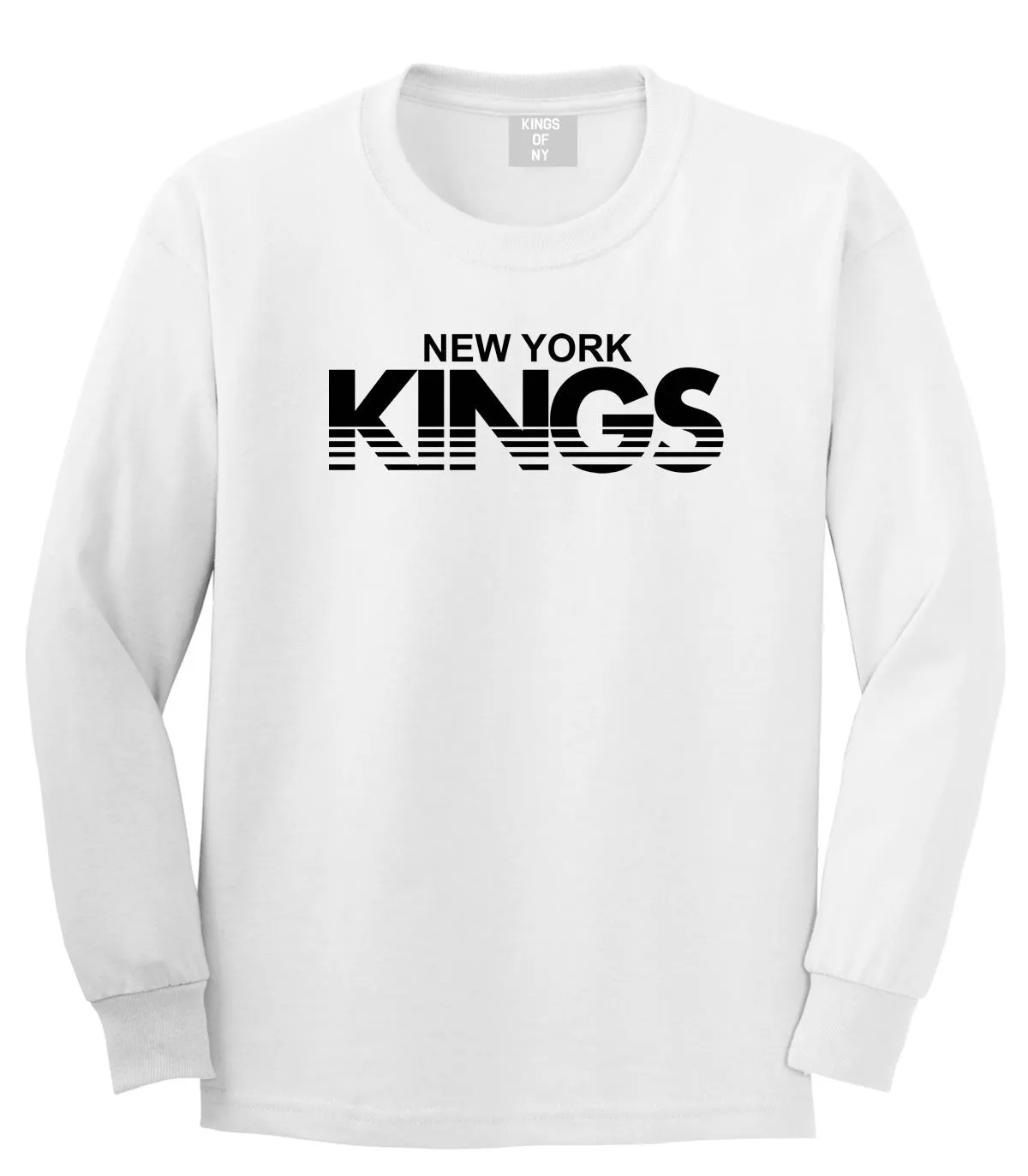 New York Kings Racing Style Long Sleeve T-Shirt