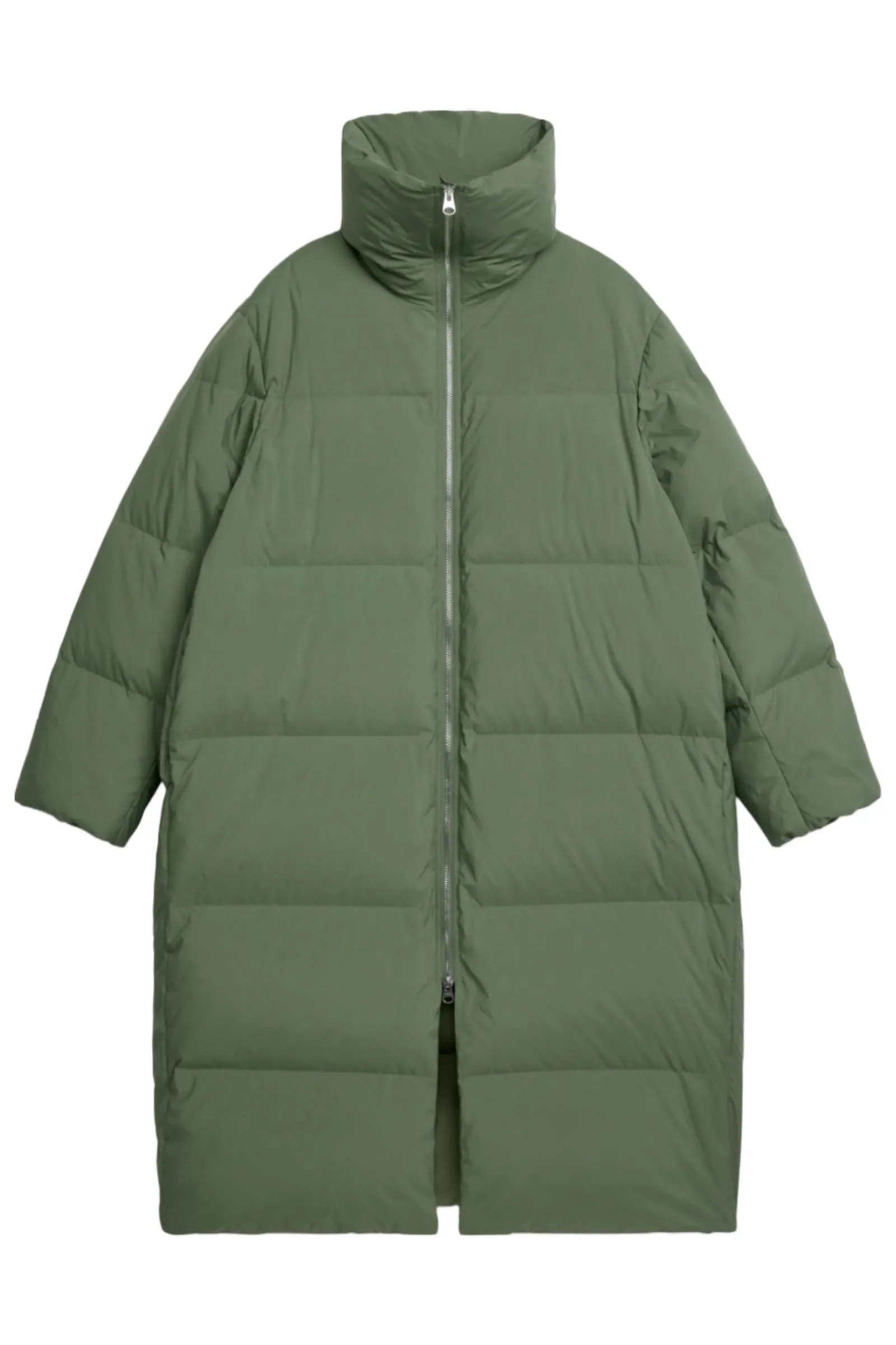 Oversized Green Down Coat