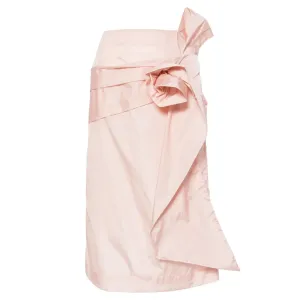 Pencil Skirt With Pressed Rose