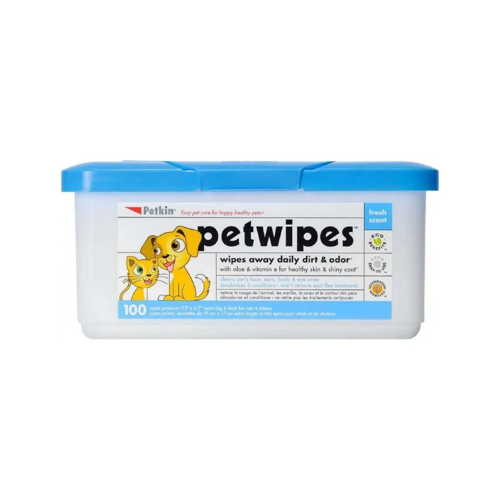 Pet Wipes for Dogs & Cats