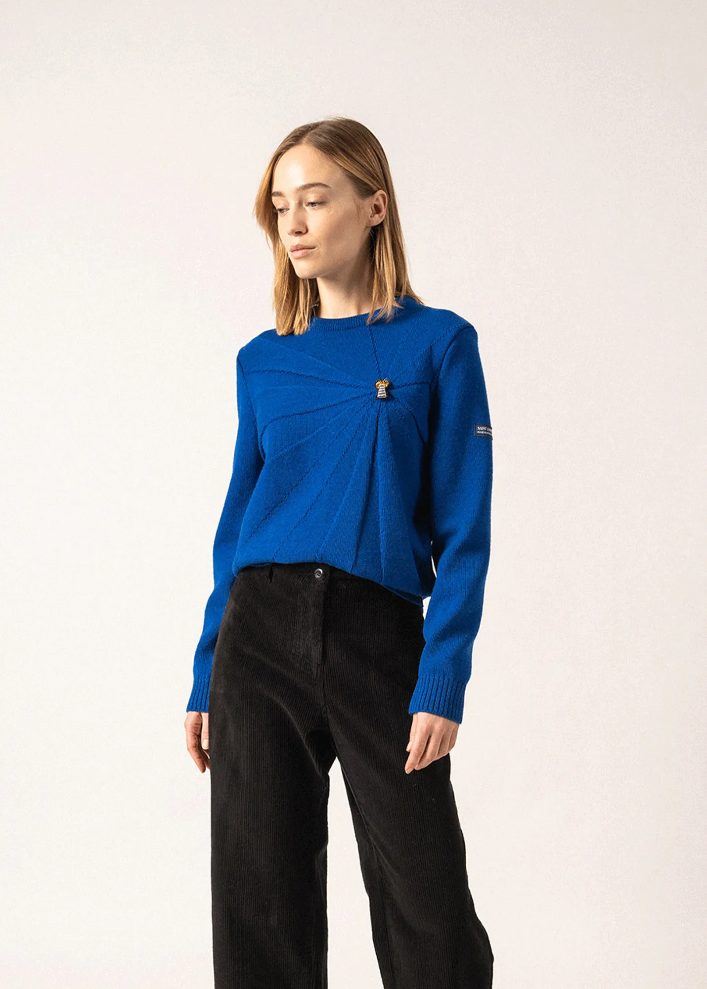 Phare Wool Jumper with Brooch - SAINT JAMES x Macon & Lesquoy (GITANE)