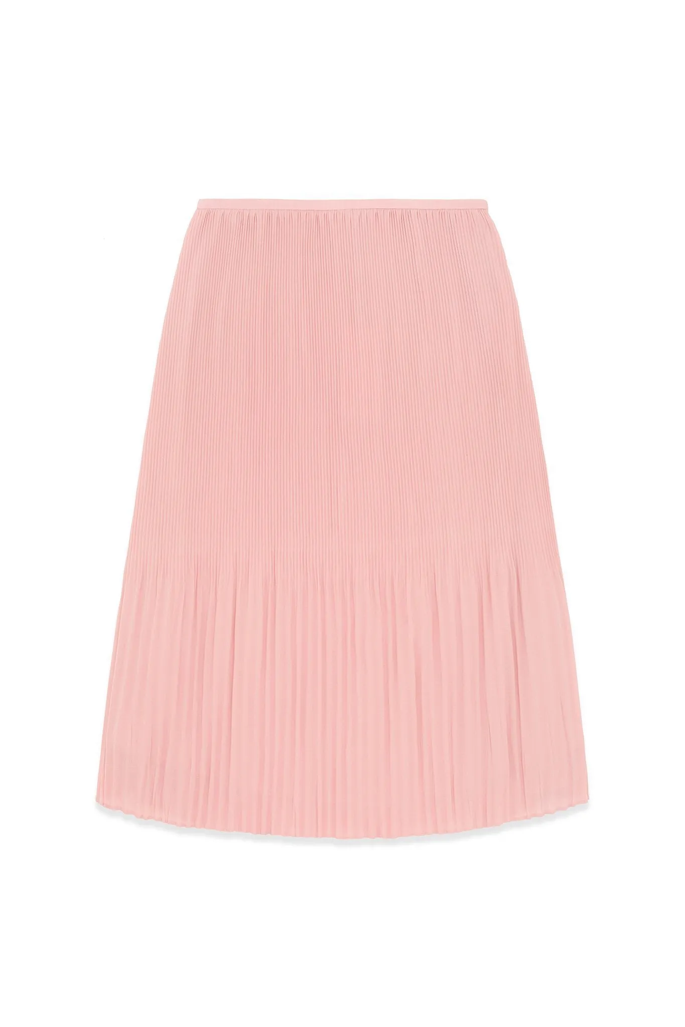 Pleated Crepe Georgette Skirt