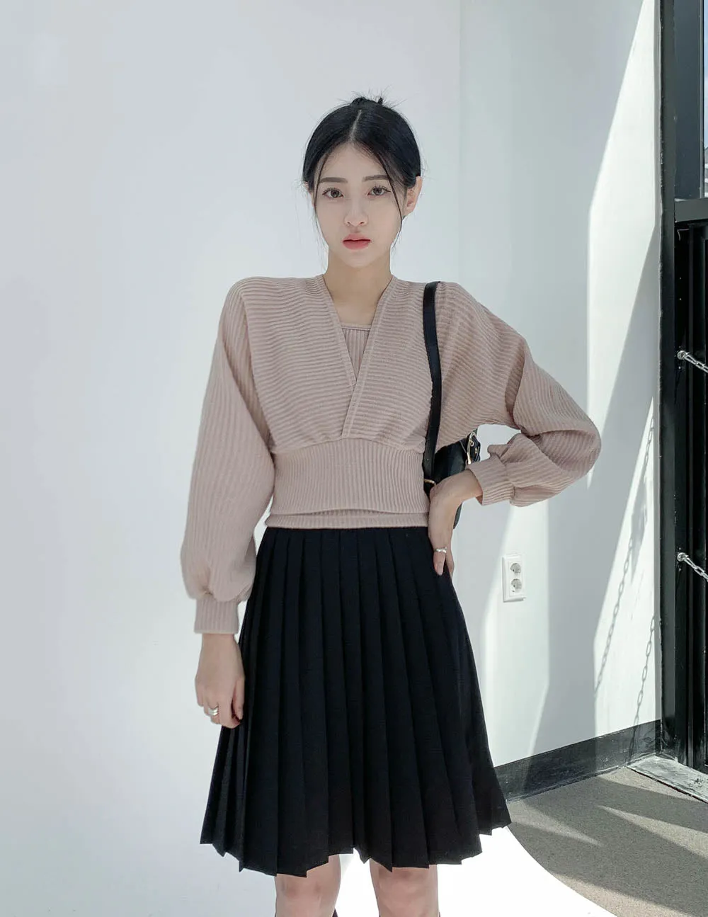 Pleated Midi Skirt CN17