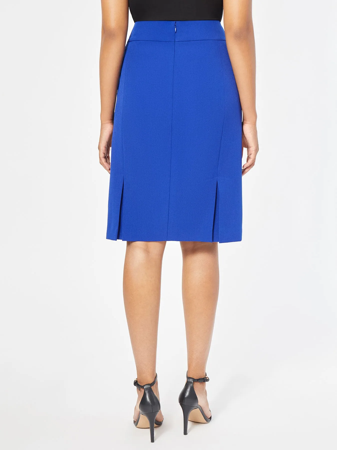 Plus Darcy Skirt, Iconic Stretch Crepe