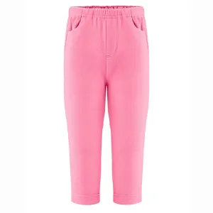 Poivre Blanc Girls Micro Fleece Pants - Orchid Pink