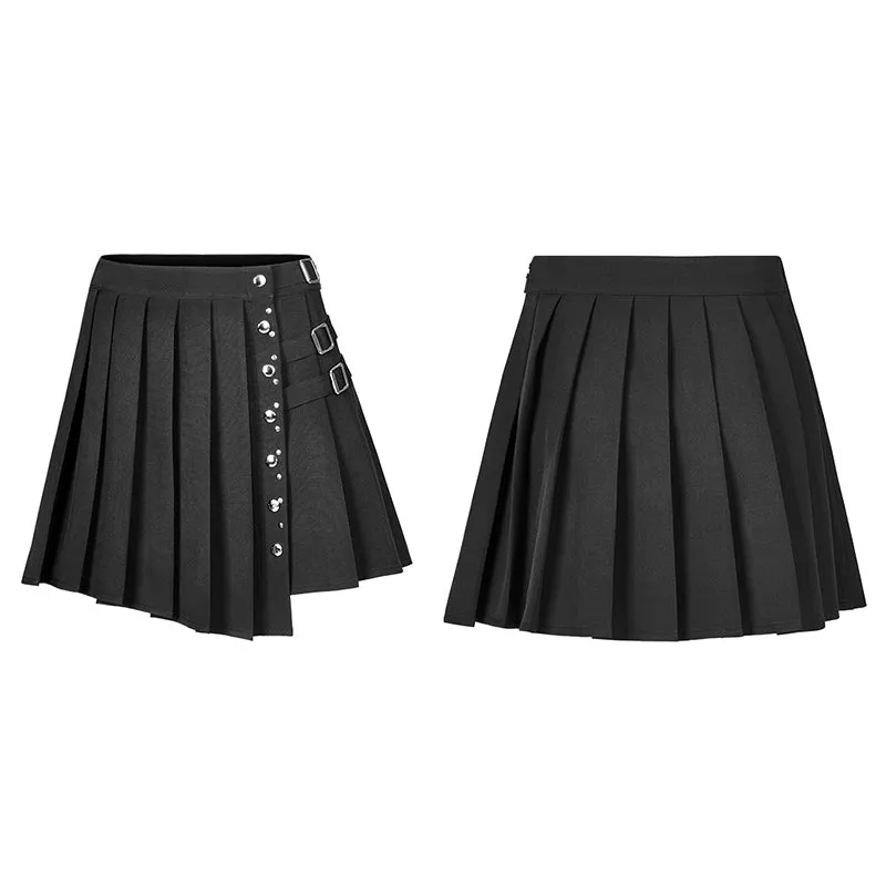 Punk Pleated Skirt