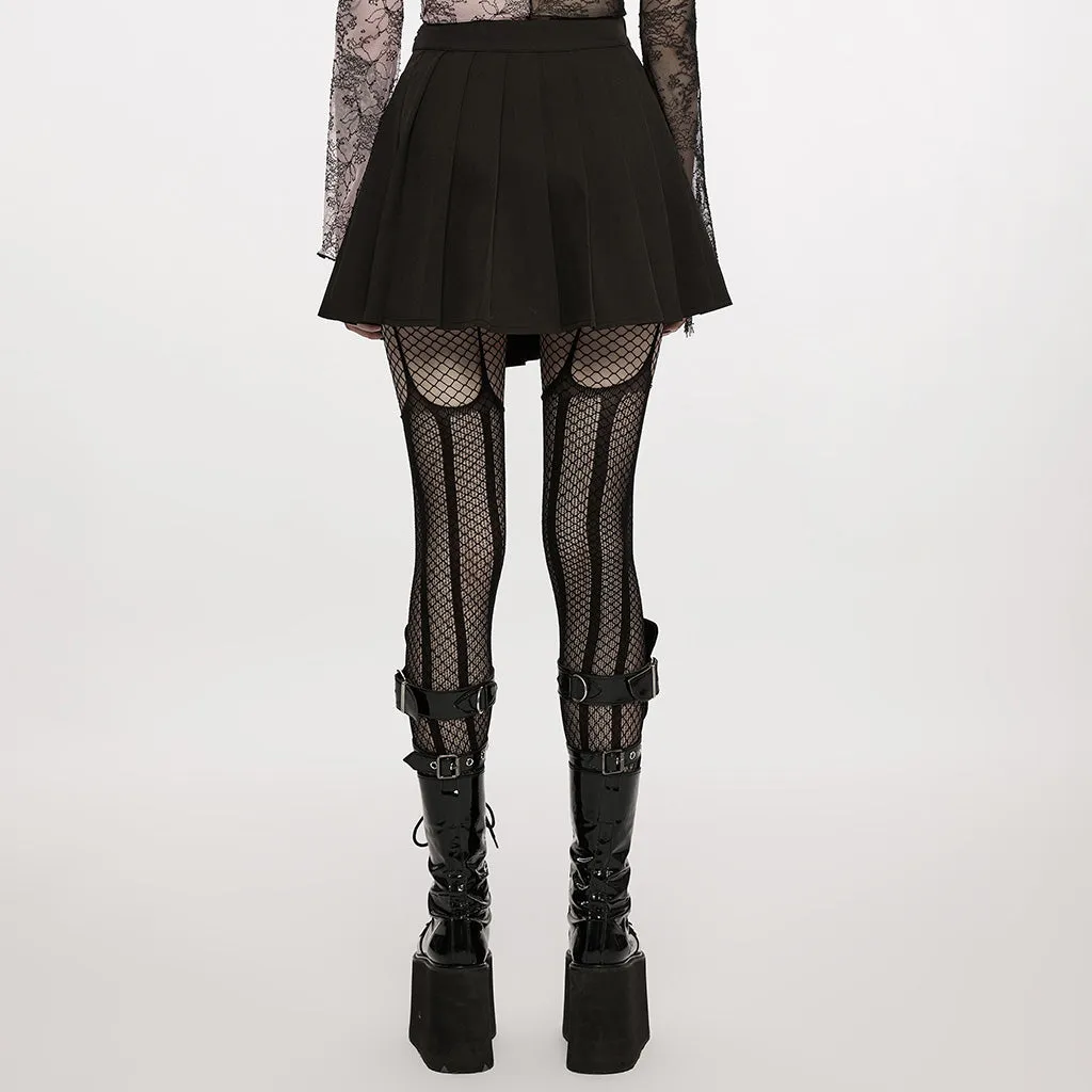 Punk Pleated Skirt