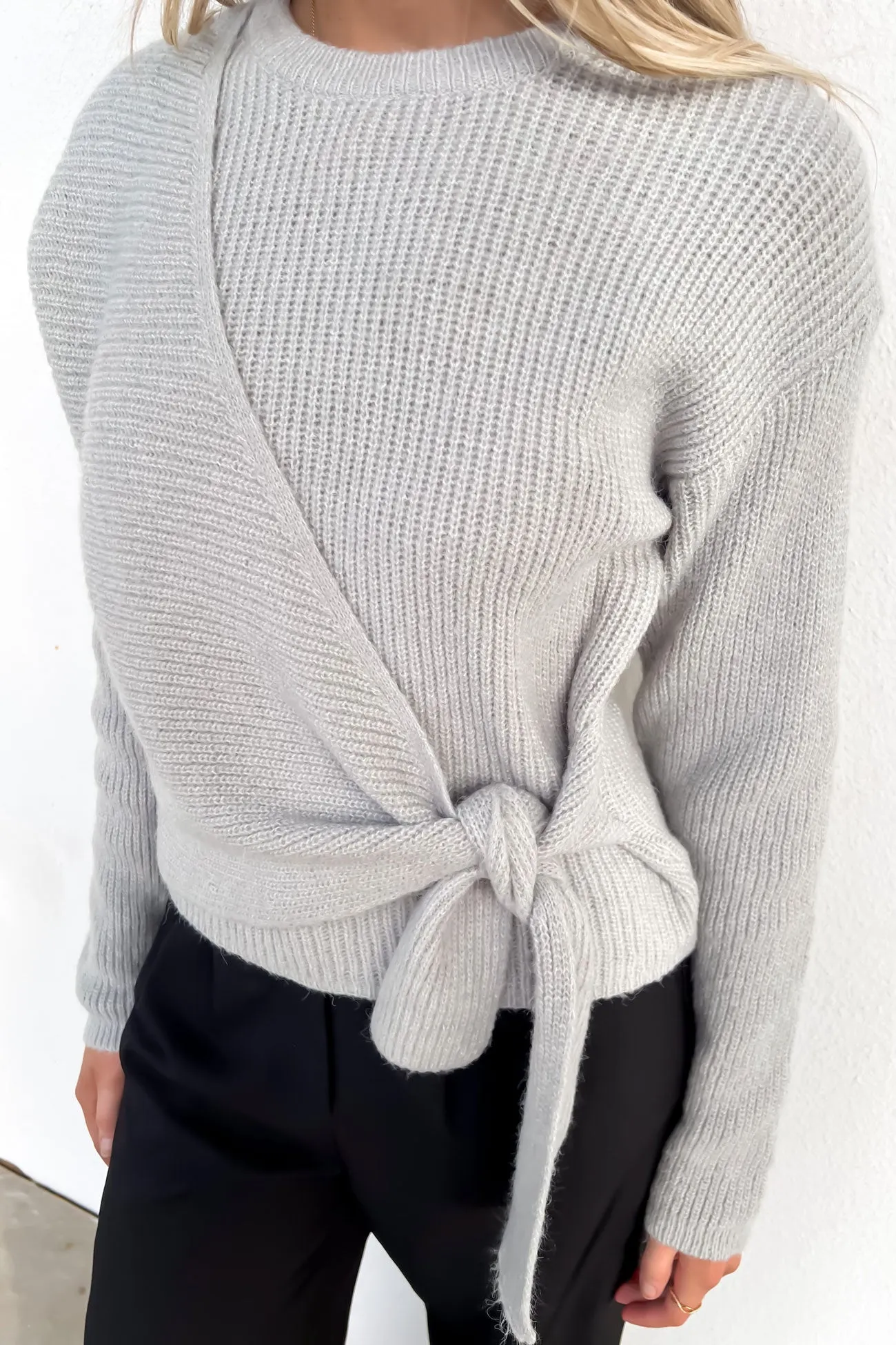 Reema Knit Jumper Grey