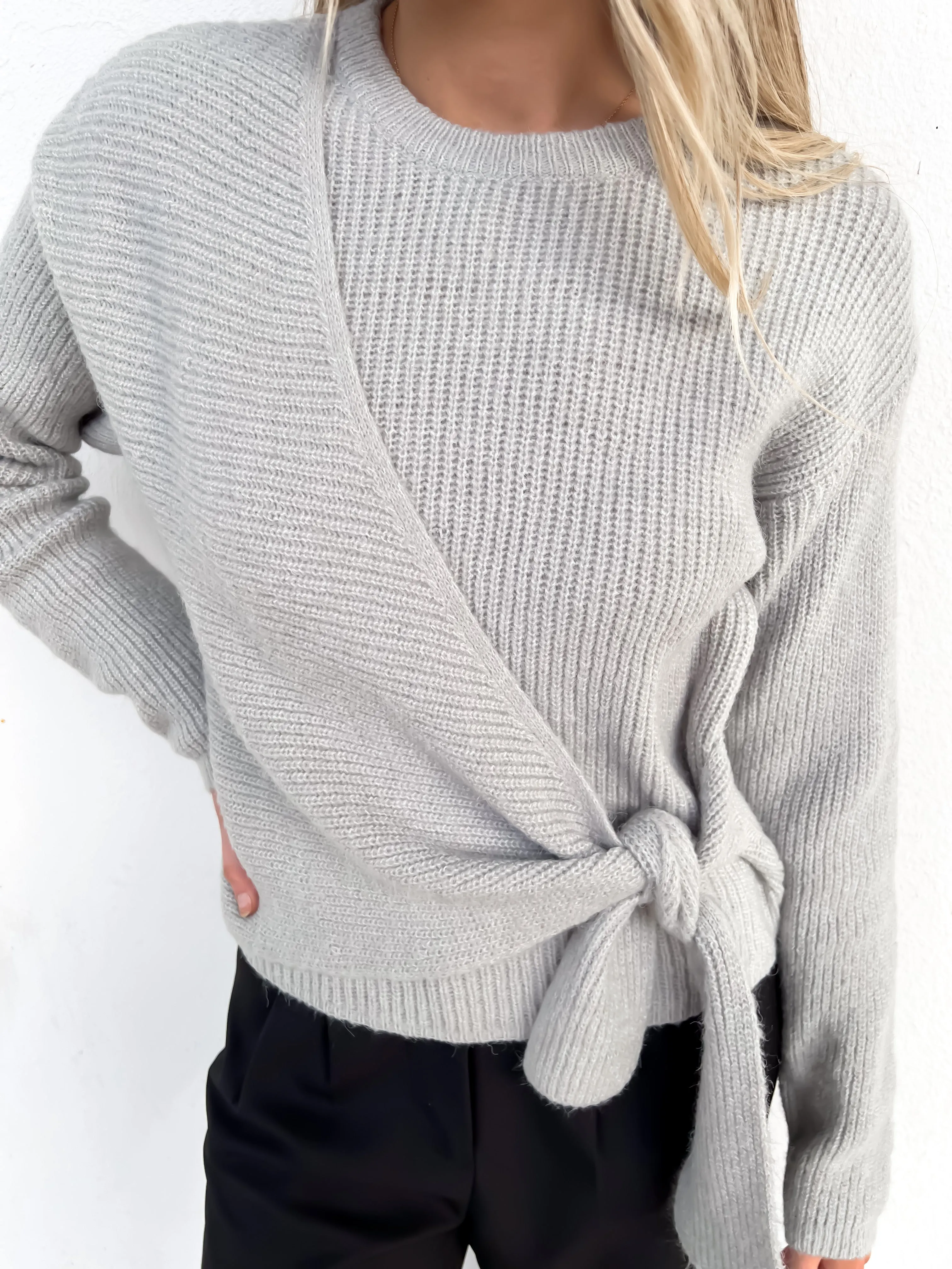 Reema Knit Jumper Grey