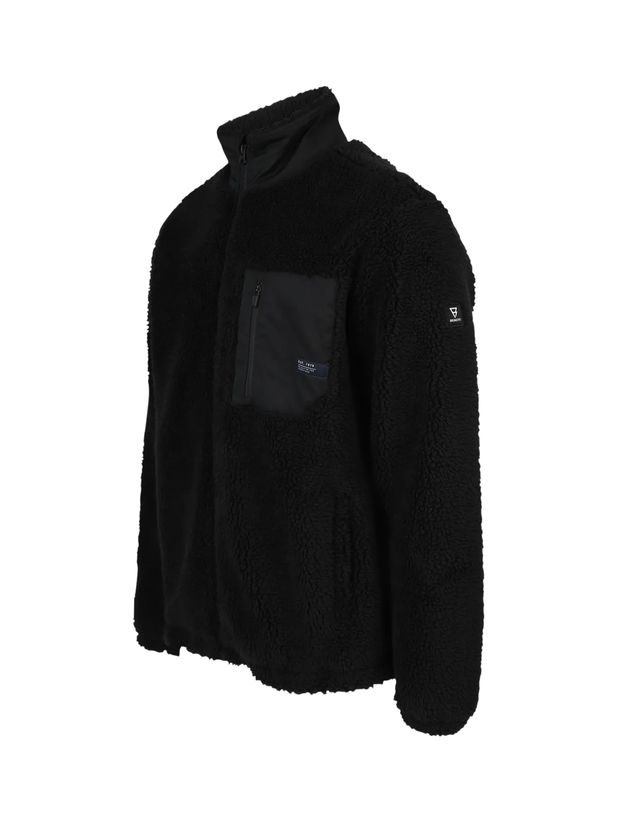 Renziost Men Fleece Jacket | Black