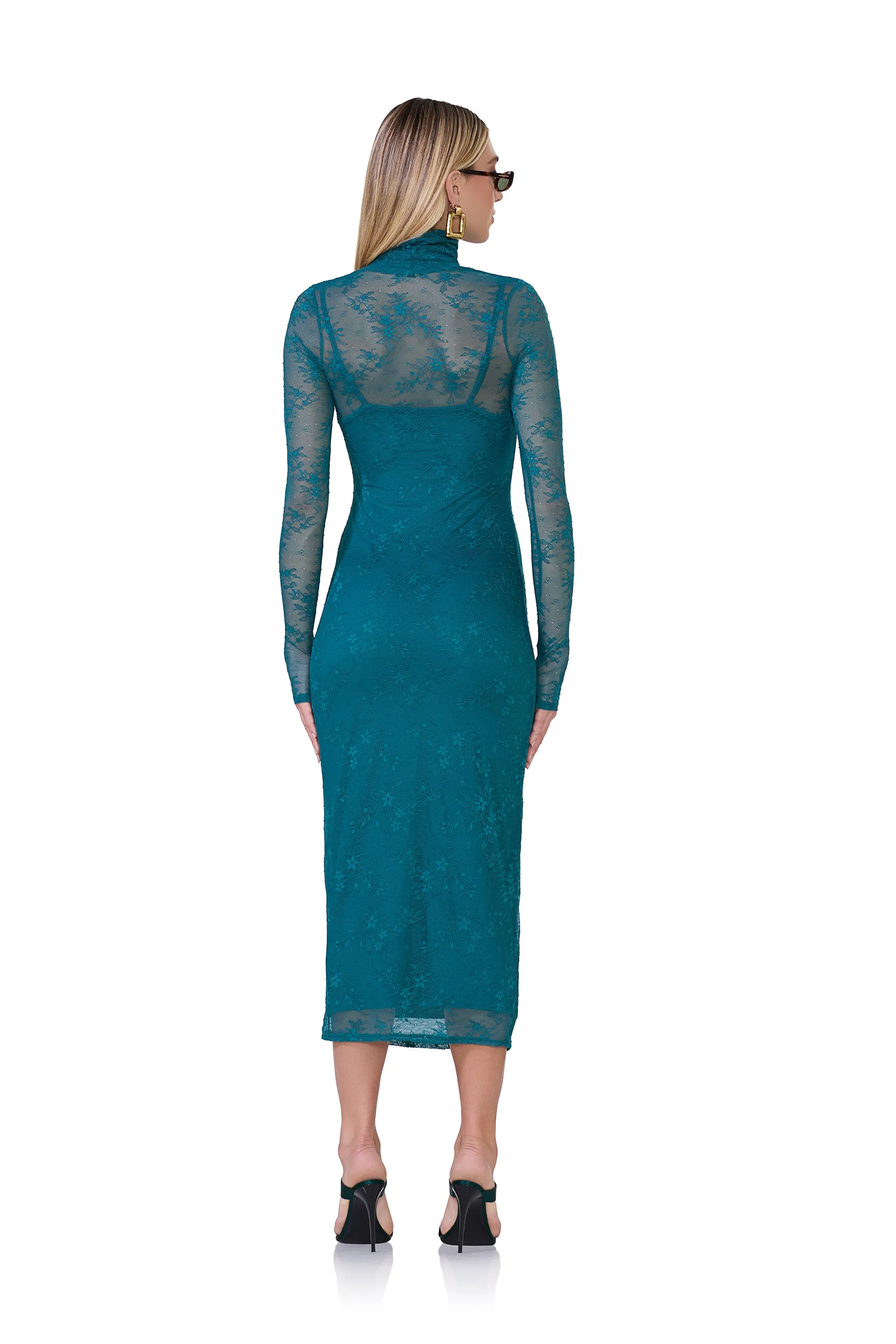 Shailene Lace Dress - Spruce