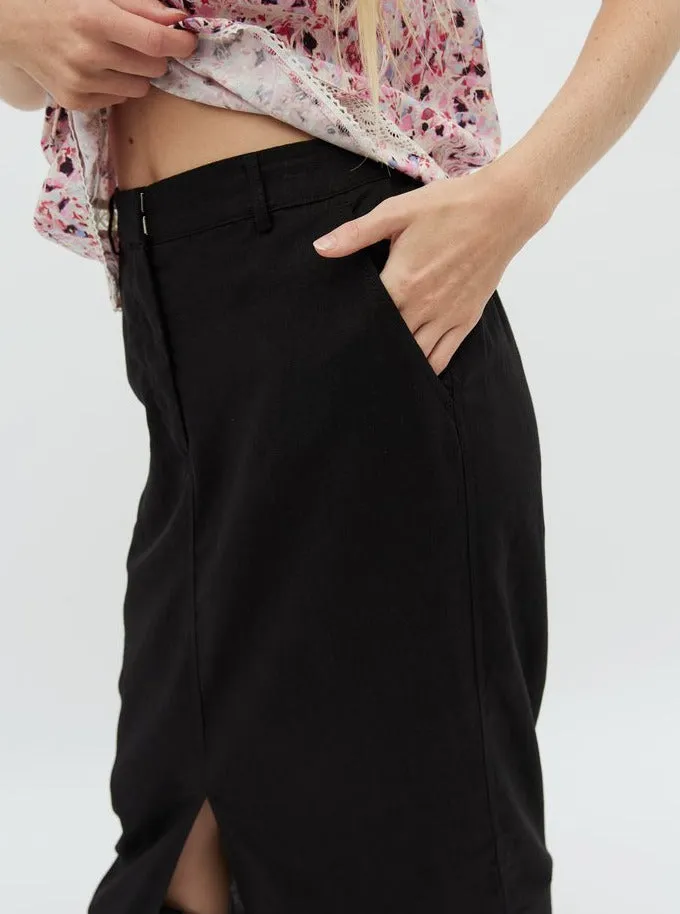 SHAWNA NELLIS-M SKIRT | BLACK