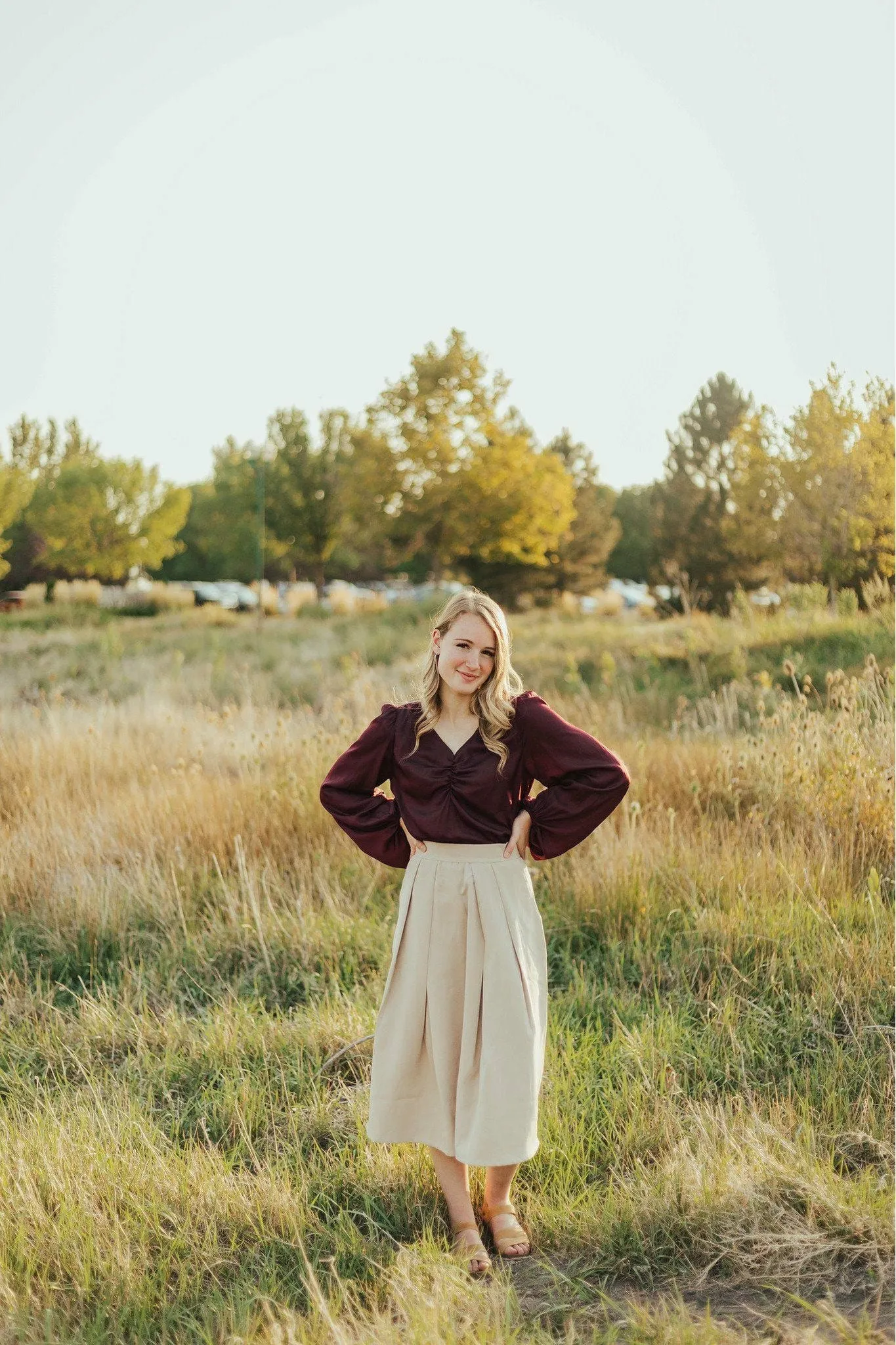 Shelby Skirt Taupe