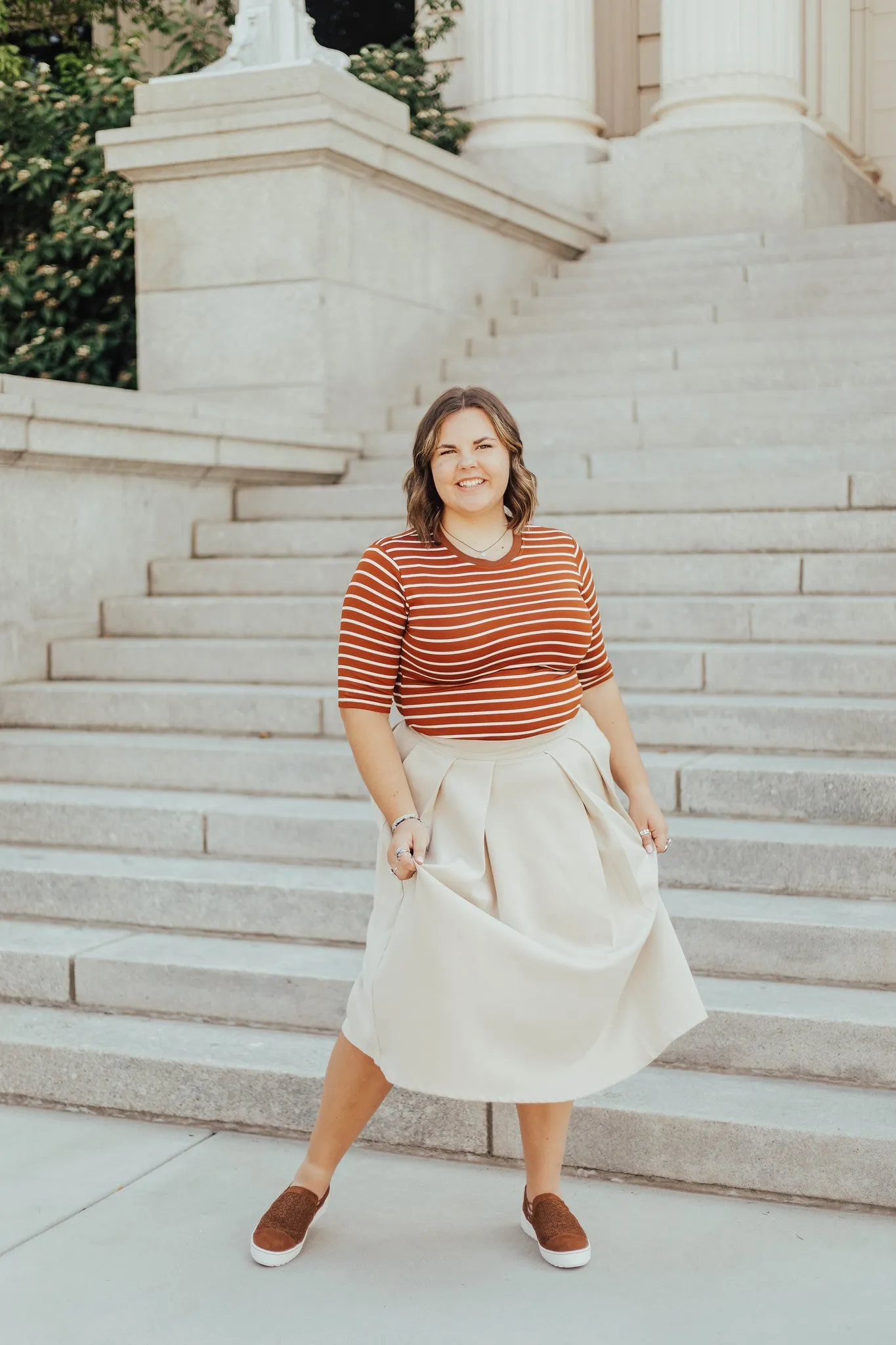 Shelby Skirt Taupe