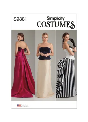 Simplicity Pattern S9881 Misses' Costume