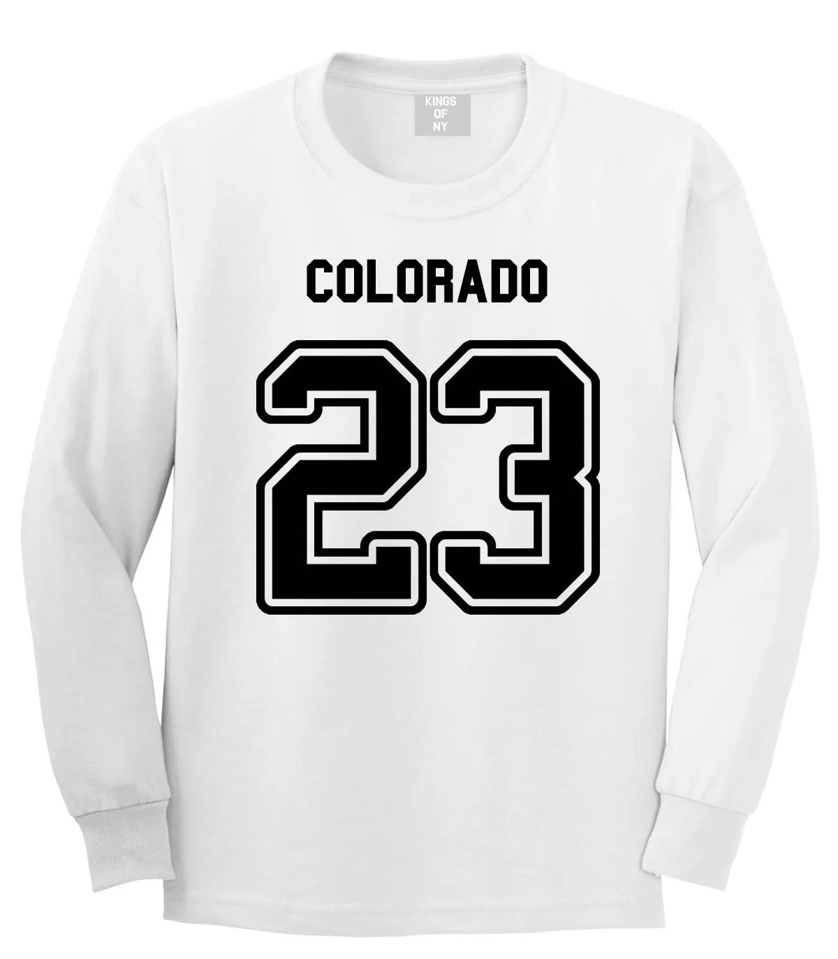 Sport Style Colorado 23 Team State Jersey Long Sleeve T-Shirt