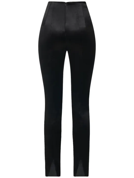 Sportmax   Netto satin straight pants 