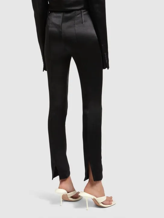 Sportmax   Netto satin straight pants 