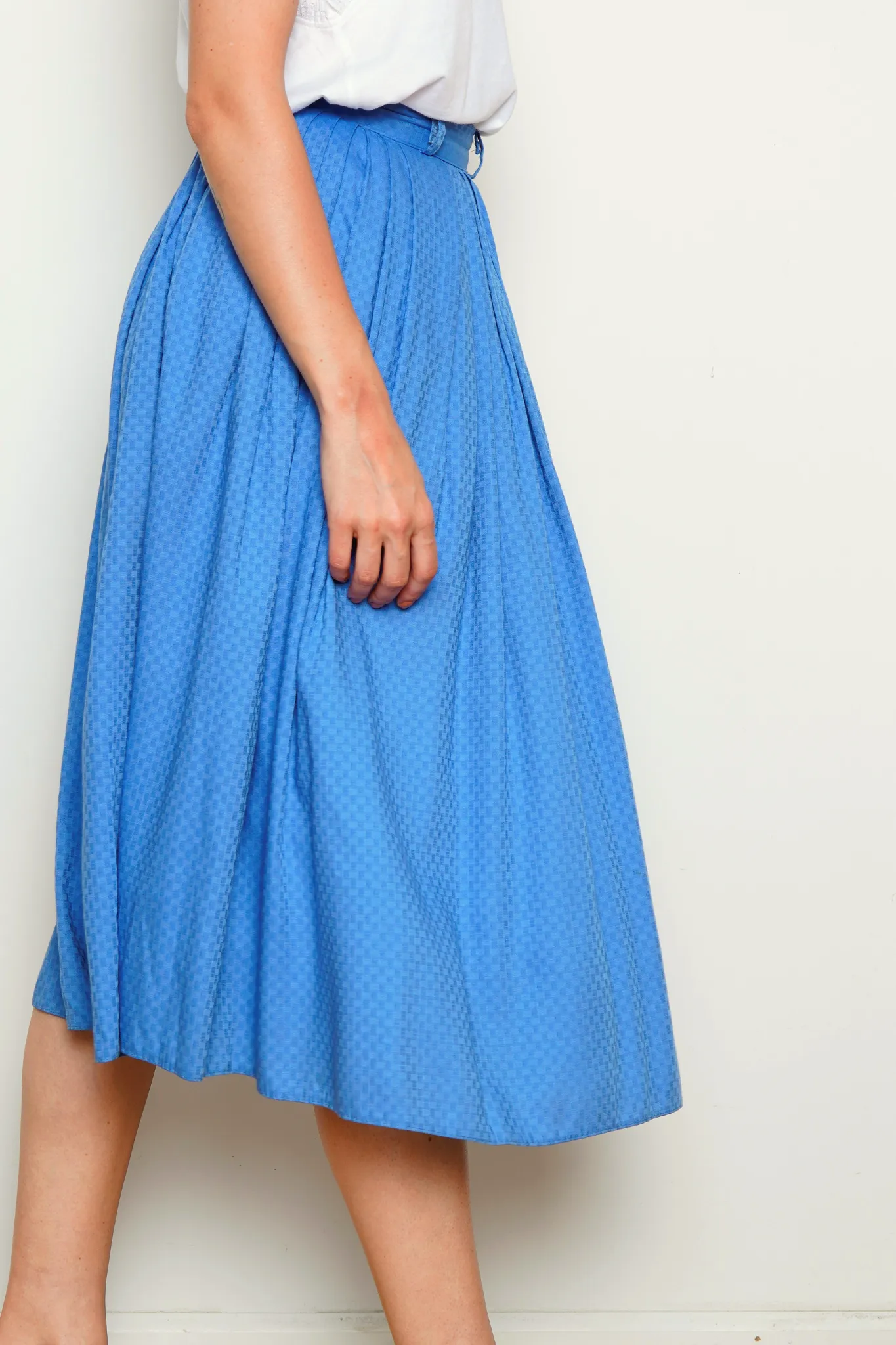 St. Michael Vintage Pleated Skirt