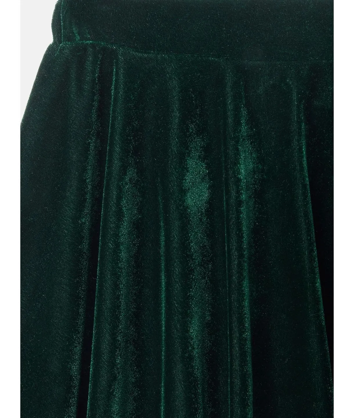 Stretchable Velvet Skirt for Girls