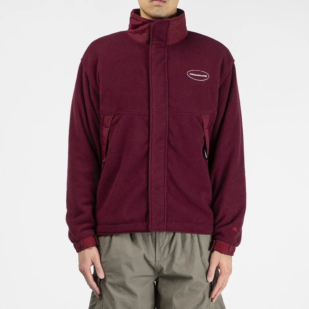 thisisneverthat Polartec Fleece Jacket / Burgundy