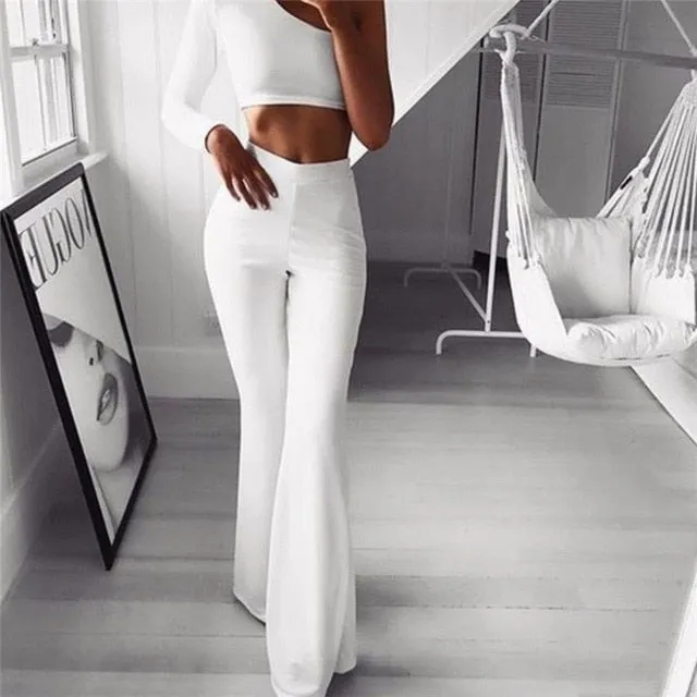 Totally Devoted High Waist Flare Pants