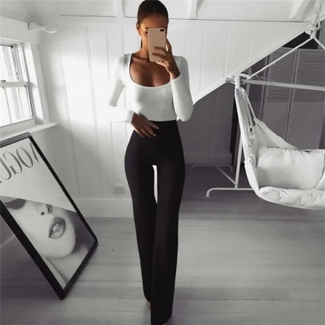 Totally Devoted High Waist Flare Pants