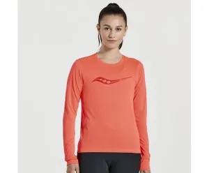 Women's Saucony Stopwatch Graphic Long Sleeve Shirt