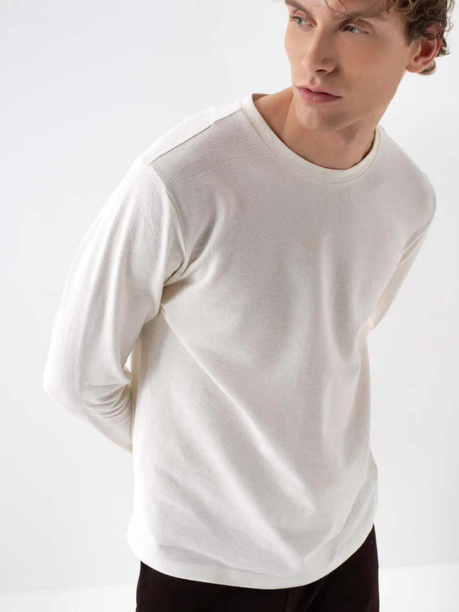 Xint Cotton Basic Off White T-shirt